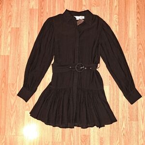 NWT Sz S HYFVE Black Long Sleeve Dress